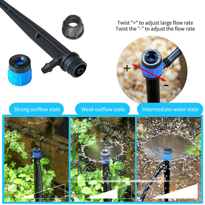 Plant Pot - Drip Emitters 10/20Pcs 18cm Adjustable Irrigation