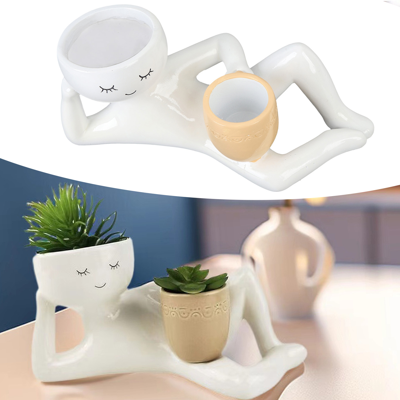 Succulent Pot Creative Breatha - Terracotta Pot 评论和价格