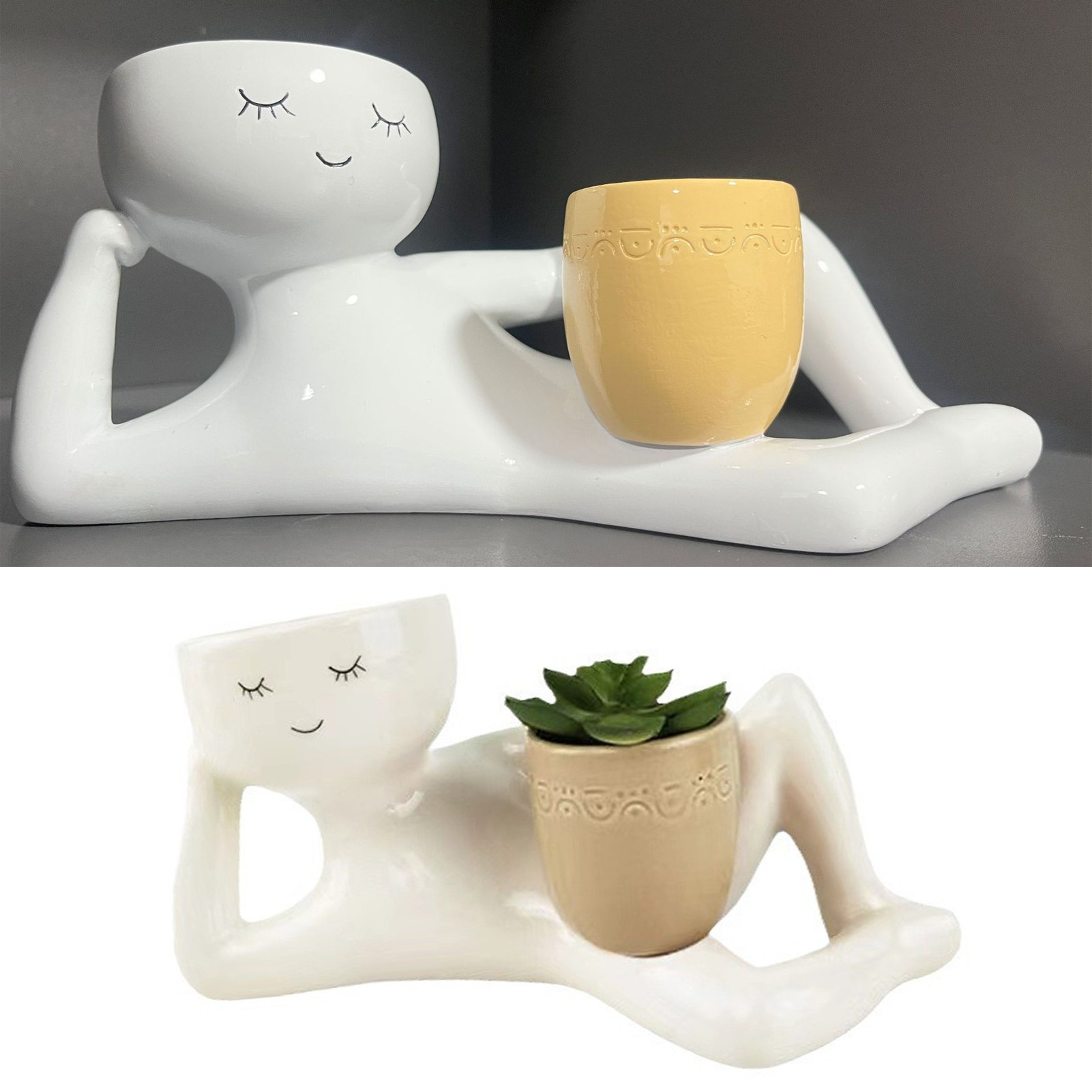 Succulent Pot Creative Breatha - Terracotta Pot 评论和价格