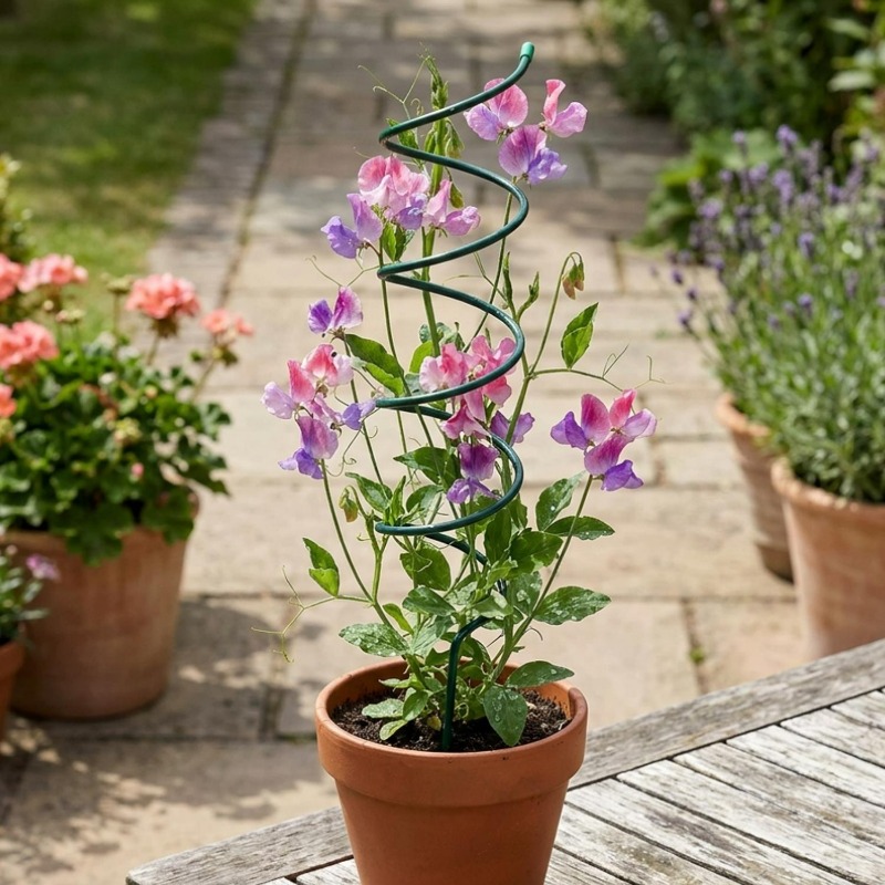 1/5Pcs Spiral Plant Support Ro - Plant Support Stake 评论和价格