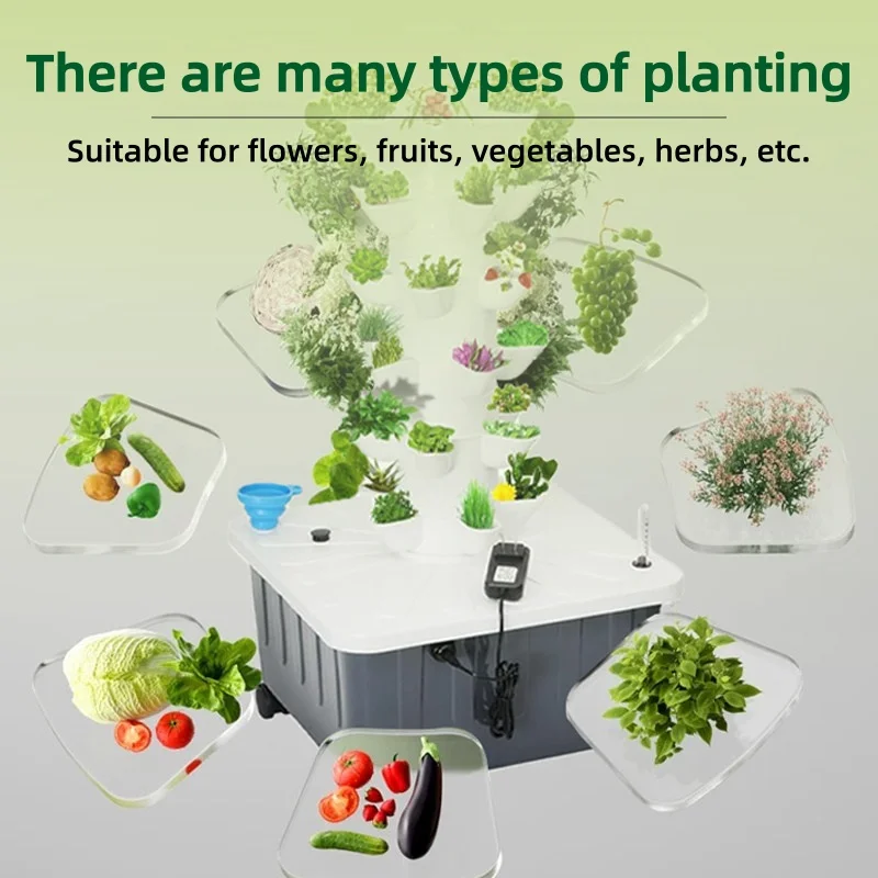 Hydroponic Planting Tower Inte - Indoor Plants 评论和价格